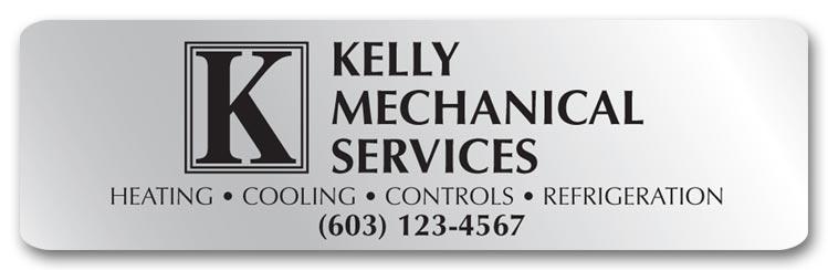 Business Address Long Lasting Labels