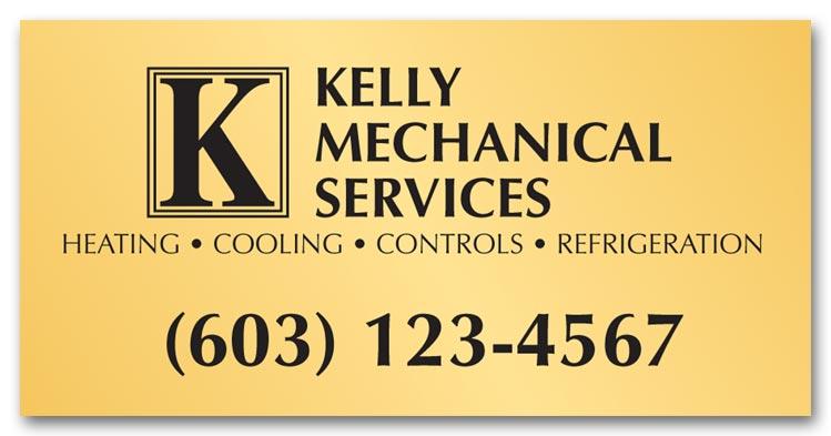 Business Contact Poly Labels