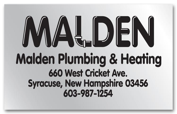 Poly Square Corner Business Label