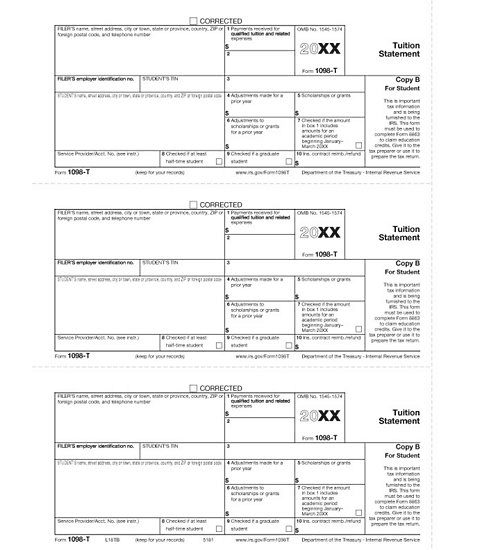 Laser 1098 T, Student Copy B, Bulk