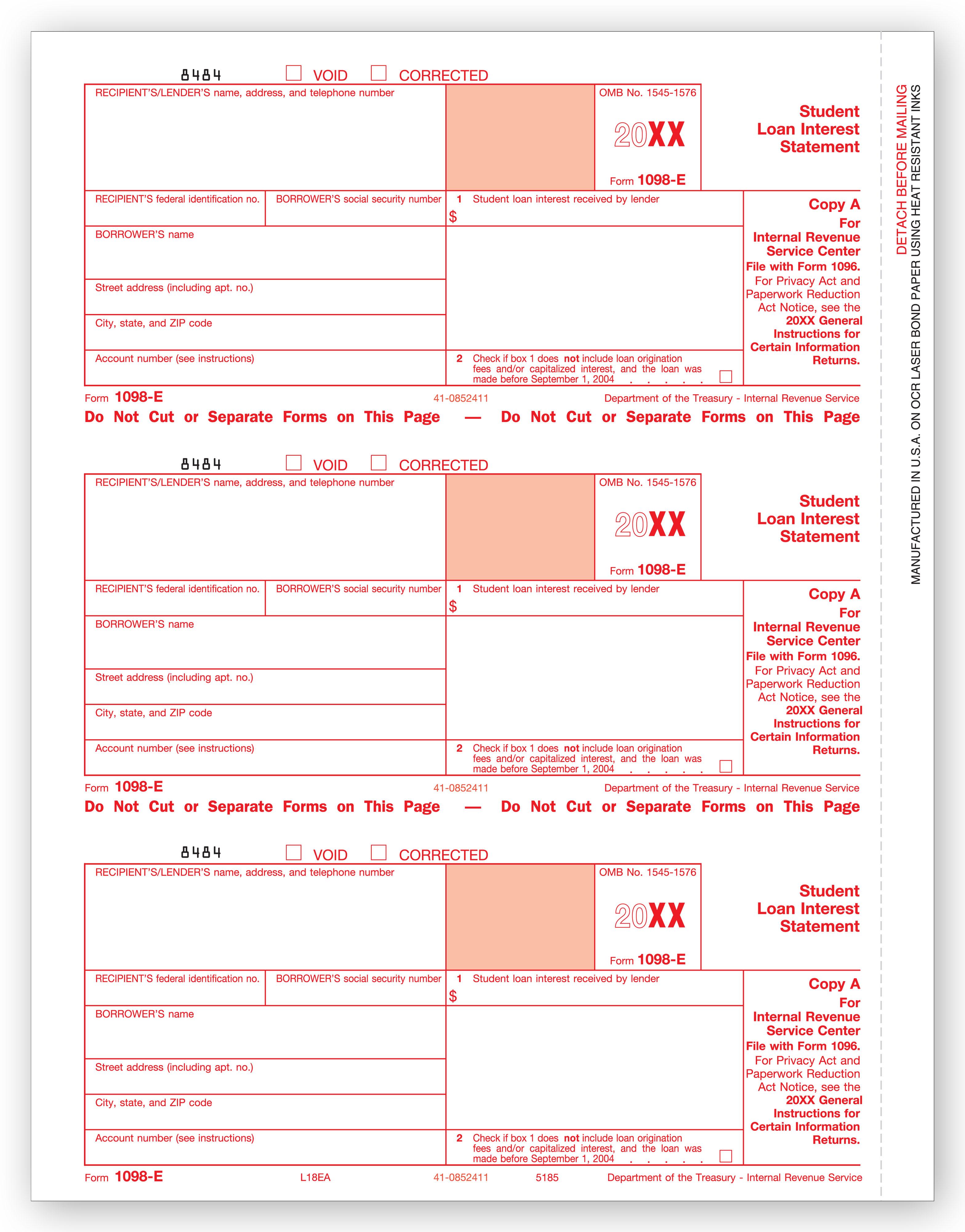 Laser 1098 E, Federal Copy A