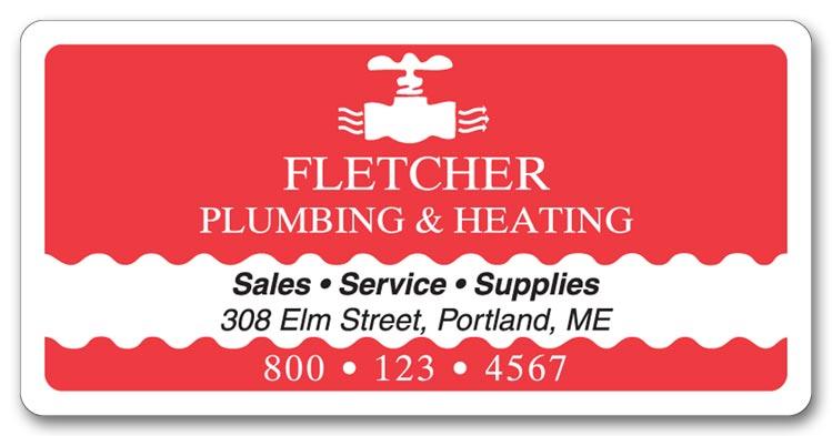 Weather Resistant Business Labels