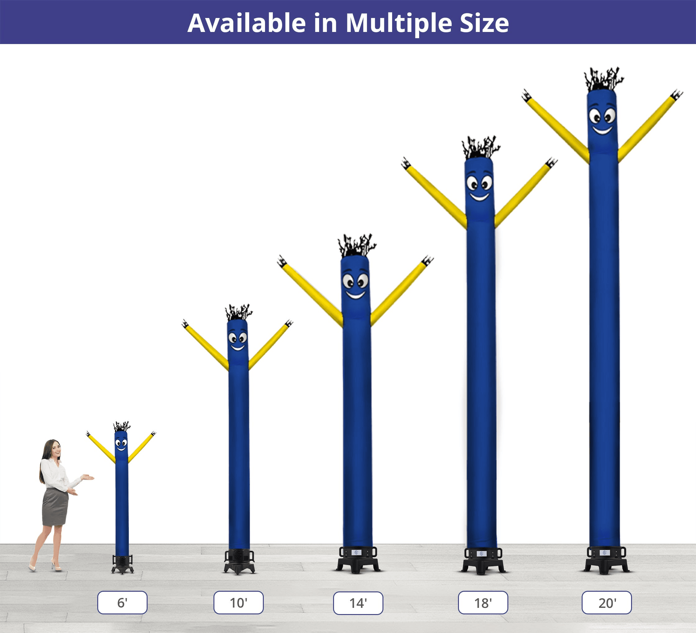 A Inflatable Tube Man 18" Weather Resistant Blower (For 14ft / 20ft)