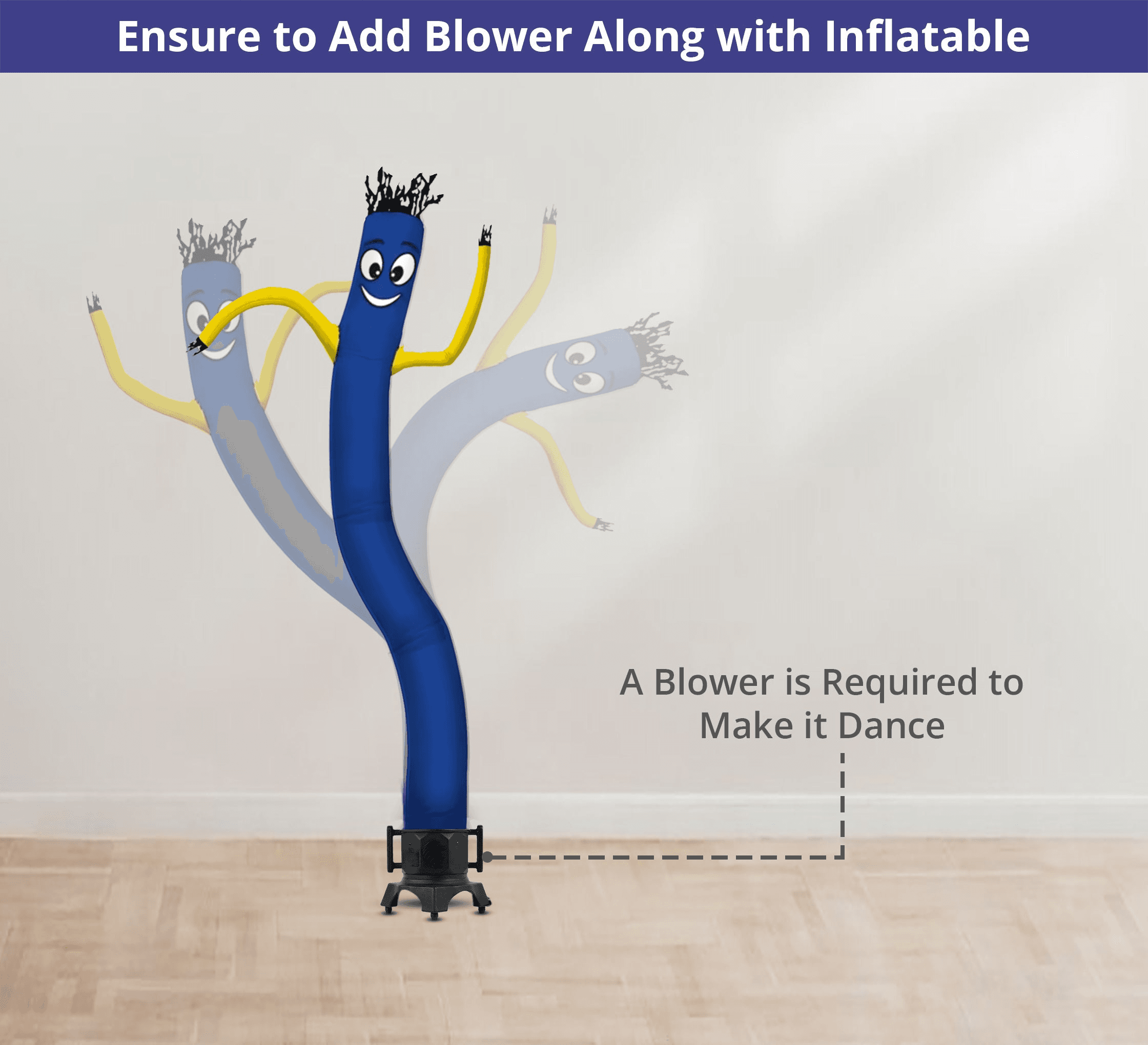 A Inflatable Tube Man 18" Weather Resistant Blower (For 14ft / 20ft)