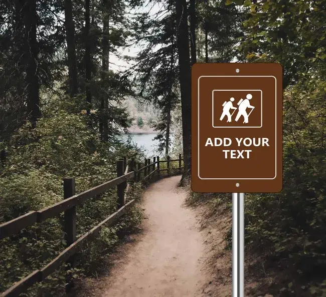 Custom Trail Markers Signs