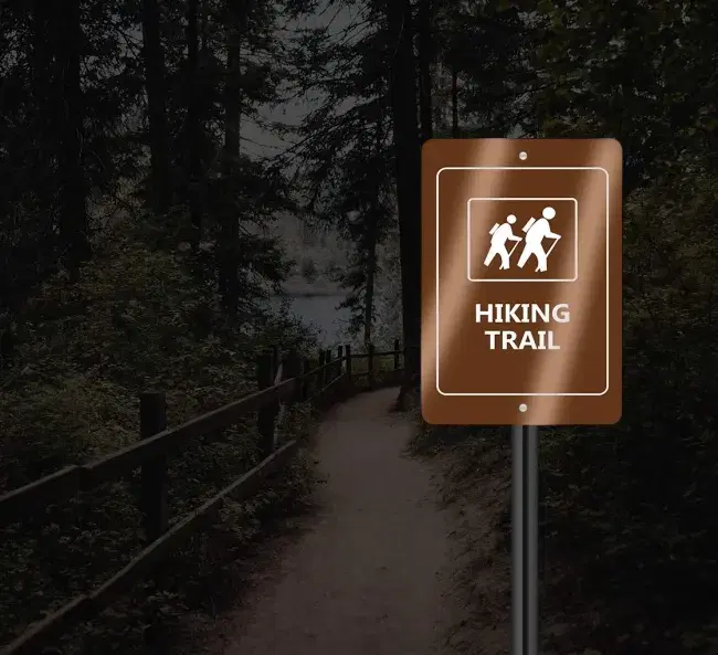 Reflective Custom Trail Markers Signs