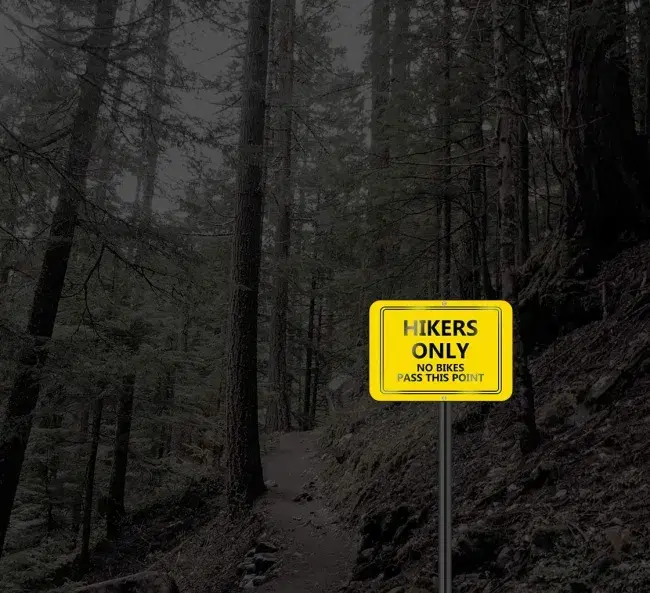 Reflective Custom Trail Markers Signs