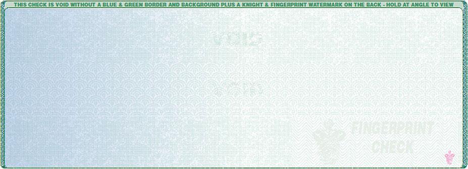 Blank Computer Checks