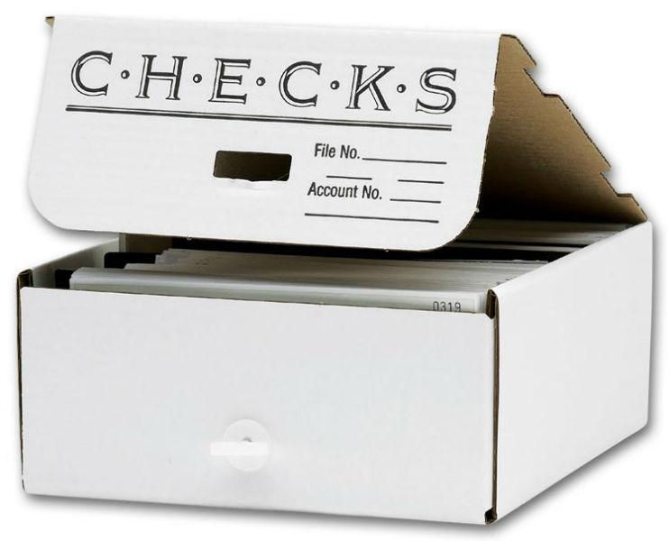 Checks Storage Box