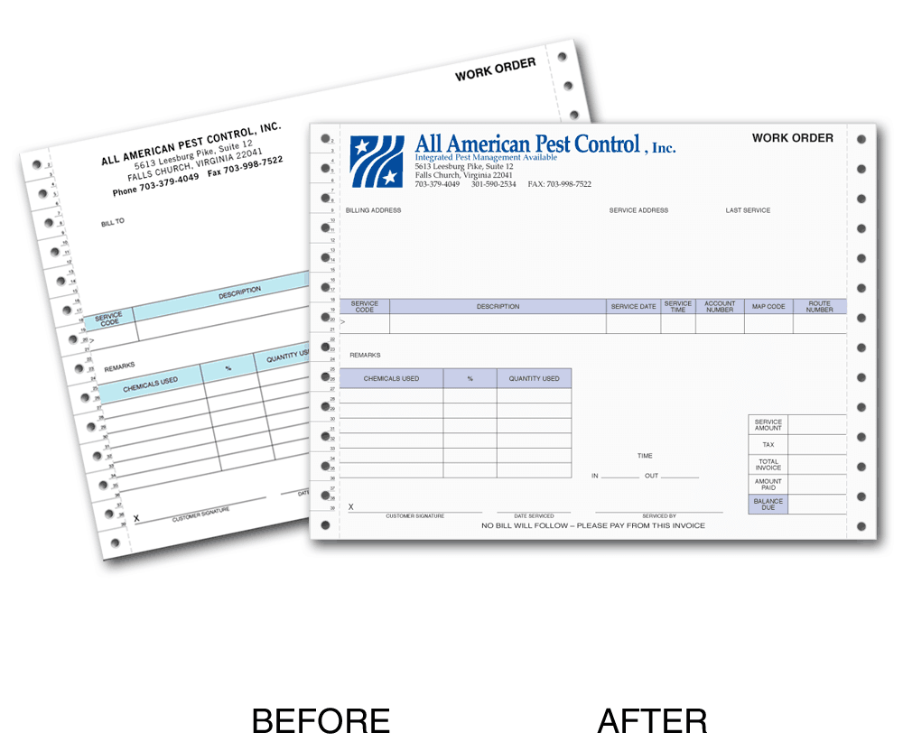 Custom Continuous Forms- Quote