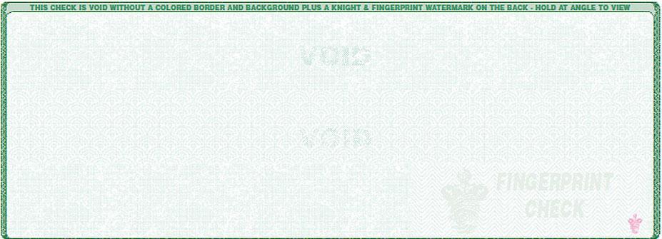 Blank Computer Checks