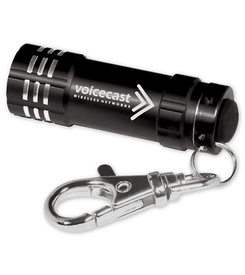 Custom Micro 3 LED torch/key holder