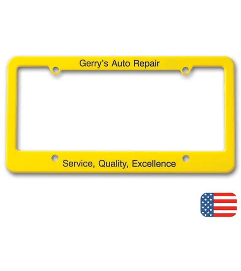 Promotional License Plate Frame - Straight Bottom