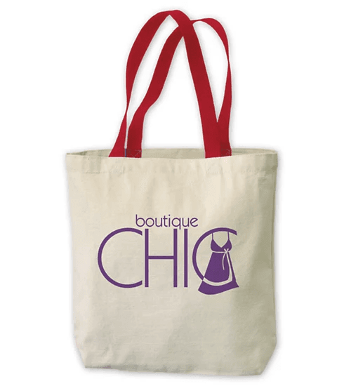 Logo Canvas Tote Bag