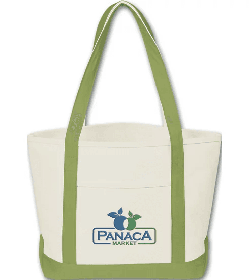 Logo Canvas Tote Boat