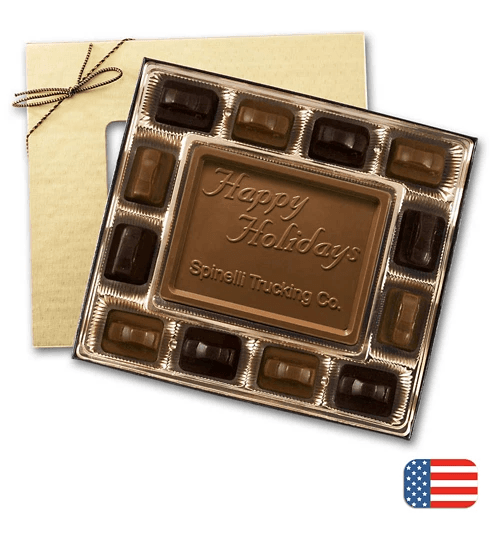 Branded 8 oz. Automotive Themed Milk Chocolate Truffles