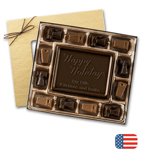 Corporate 8 oz. Contractor Themed Dark Chocolate Truffles