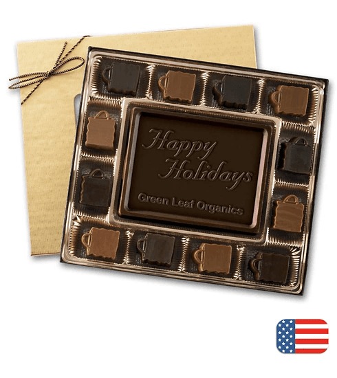 Premium 8 oz. Retail Themed Dark Chocolate Truffles