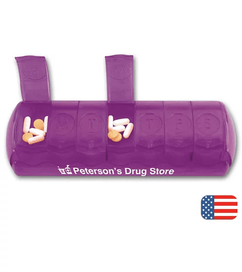 Branded 7-Day Pill Box