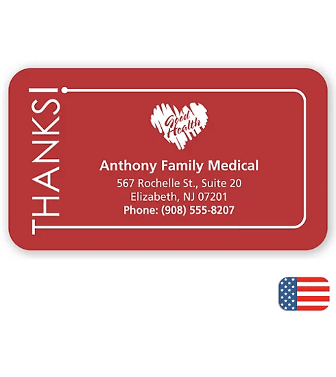 Custom Thanks Magnet