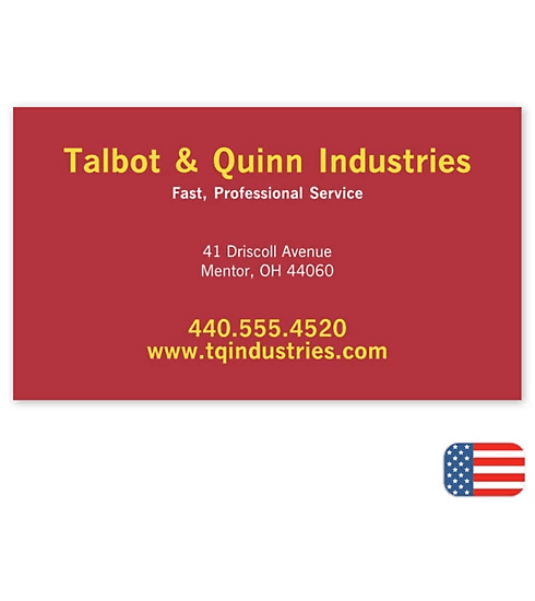 Branded Jumbo Business Card Magnet