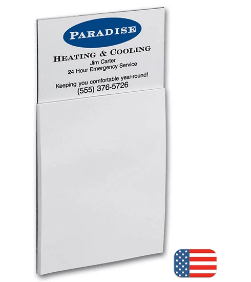 Promotional Business Card Magnet with Notepad
