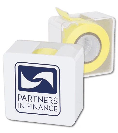 Branded Sticky Memo Tape Dispenser