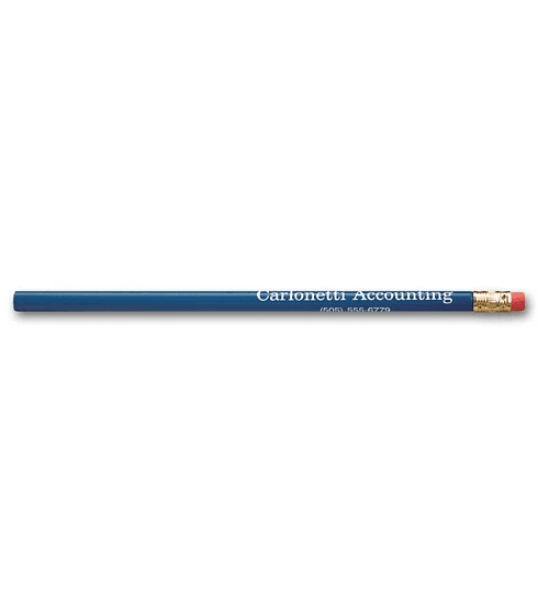 Imprinted Round Barrel Pencils