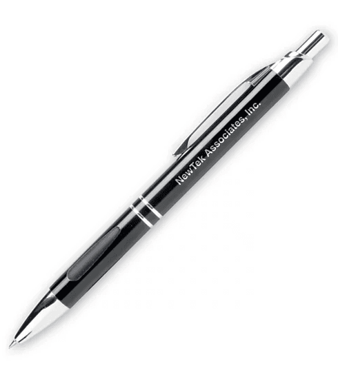 Imprinted Vienna Pen with Black Ink