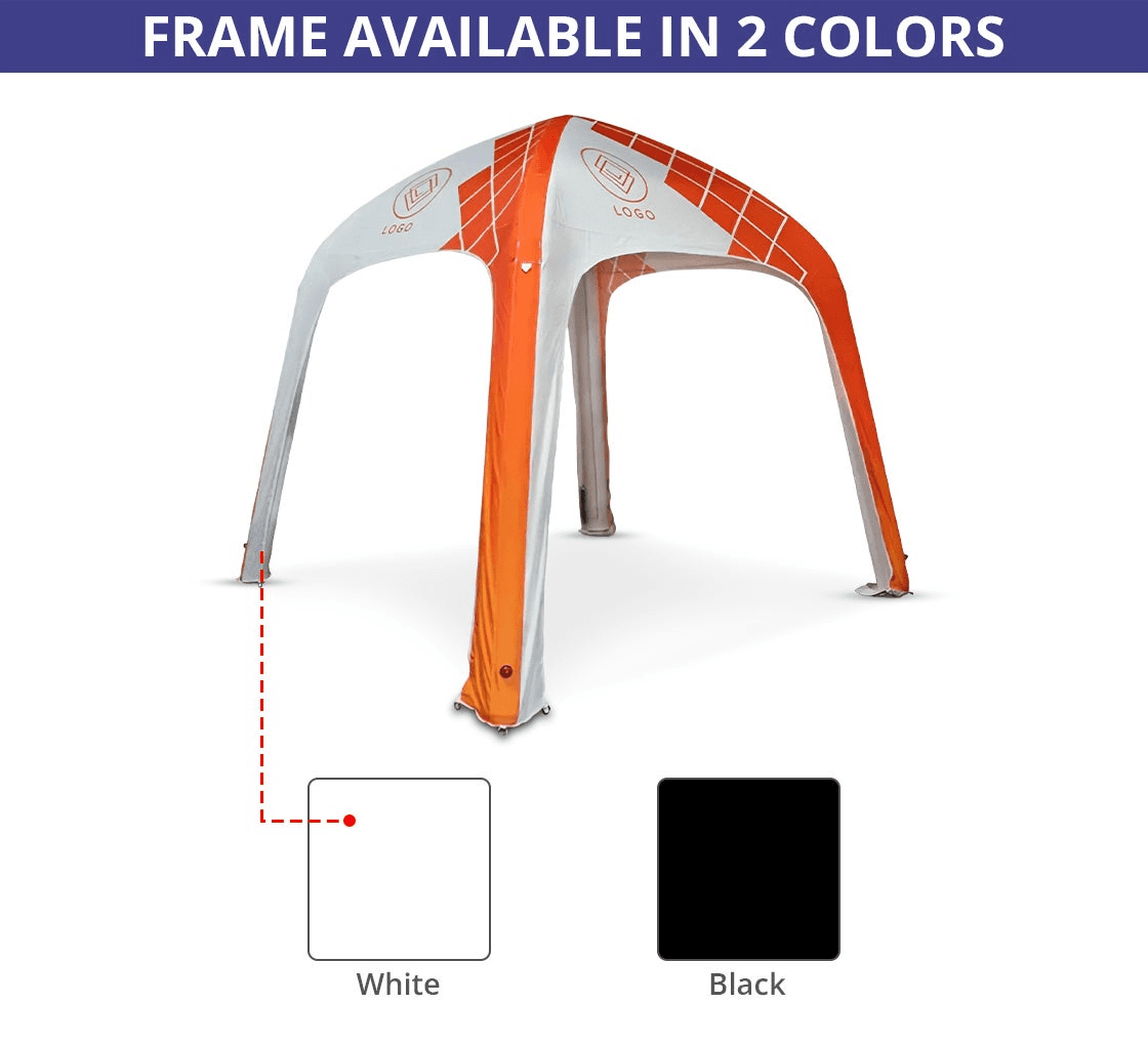 Custom Printed Inflatable Dome Tent - Design 3