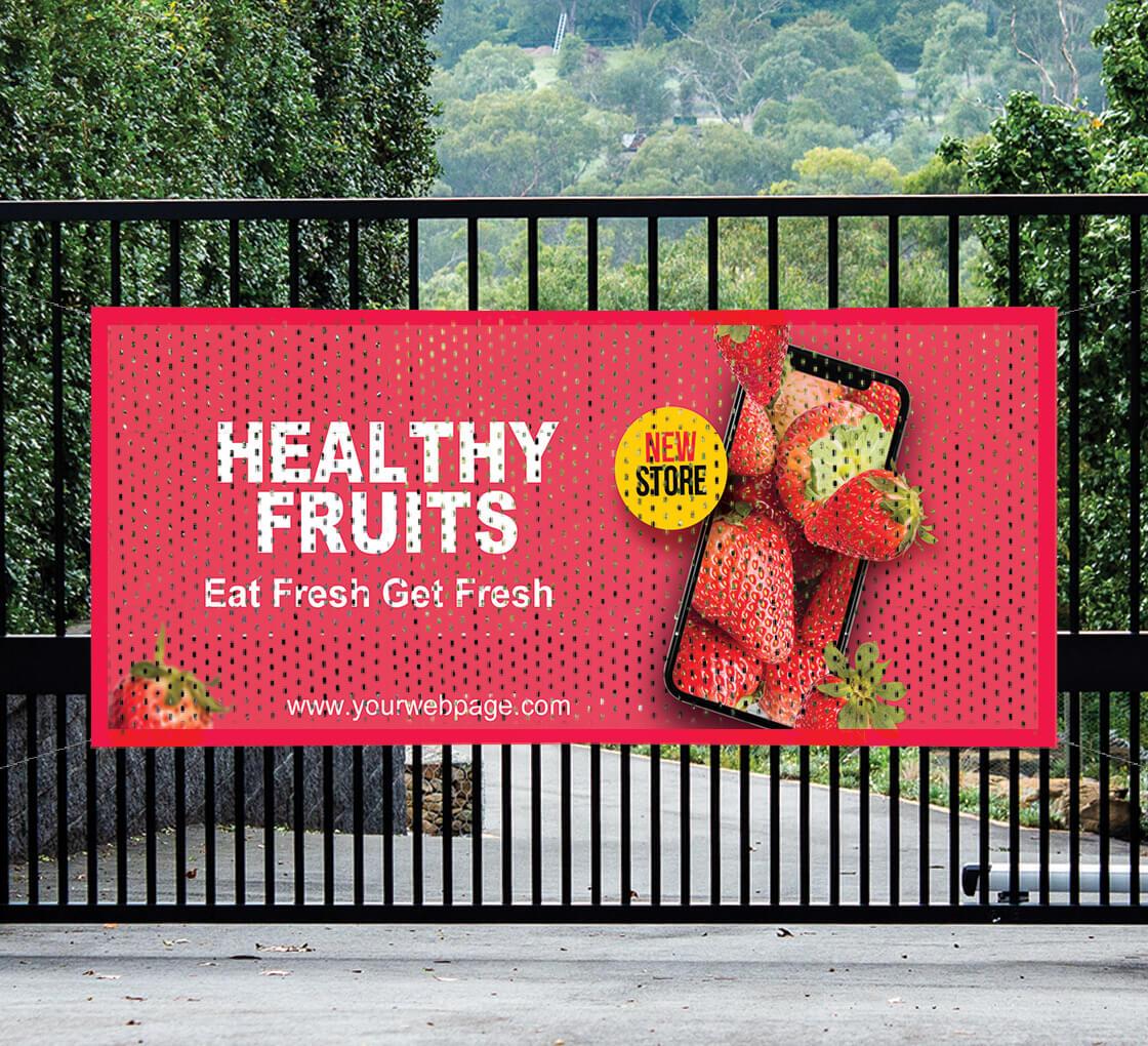 Fabric Mesh Banners