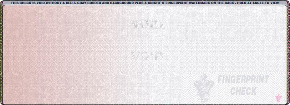 Blank Computer Checks