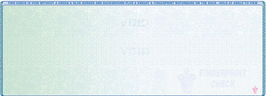 Blank Computer Checks