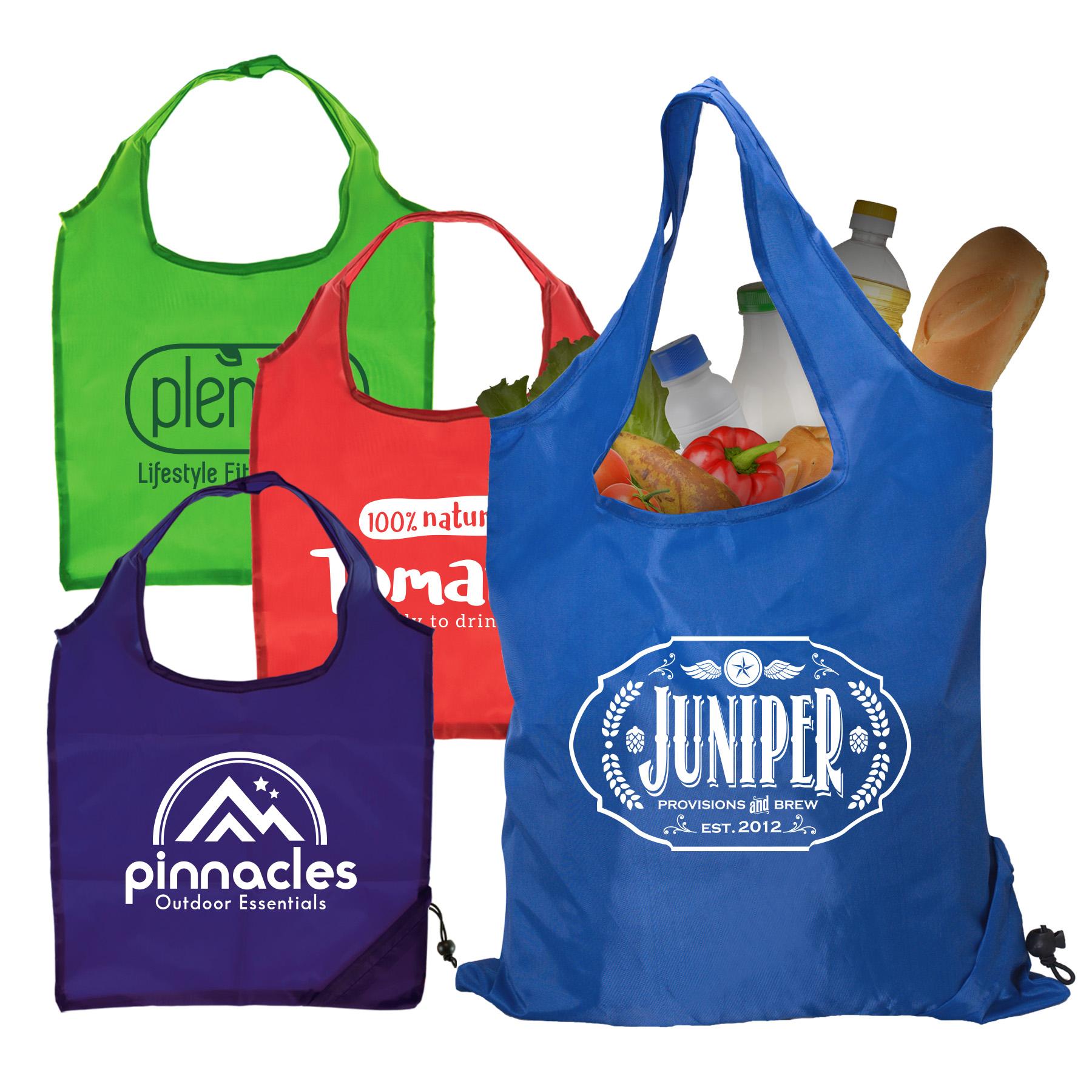 Capri Foldaway Shopping Tote Bag - 210D Polyester
