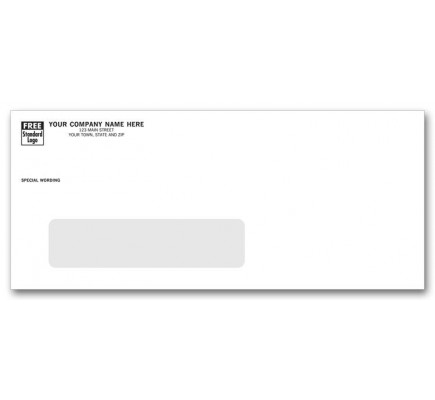 #10 Large Single Window Envelopes  business envelopes, #10 envelope, business size envelopes