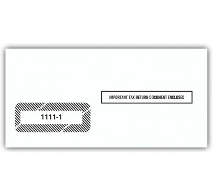 1099 Single Window Envelope 