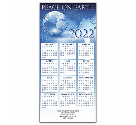 2022 Wishes Calendar Cards 