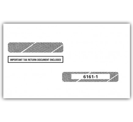 4 Up Laser W 2 & Laser 1099 R Double Window Envelope mailing envelopes, business envelopes , tax envelopes, window envelopes