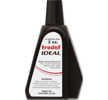 Black Ink Refill for Self-Inking Stamp 