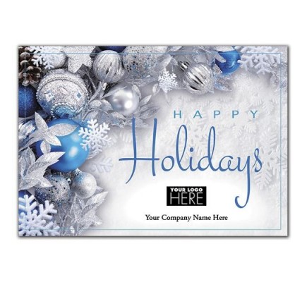 Blue Radiance Holiday Logo Cards 