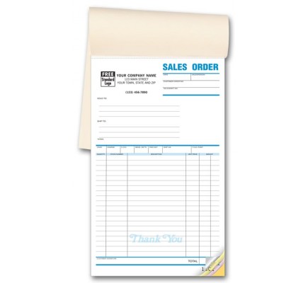 Carbonless Sales Order Form Books 