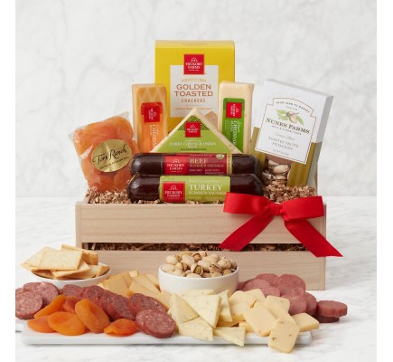 Charcuterie & Snacks Gift Crate 