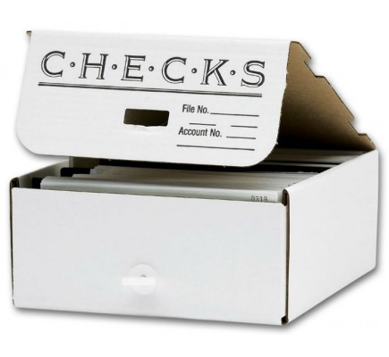  Checks Storage Box - Business Checks Supplies  - Business Checks  