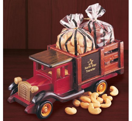Classic 1925 Stake Truck with Milk Chocolate Almonds & Jumbo Cashews 