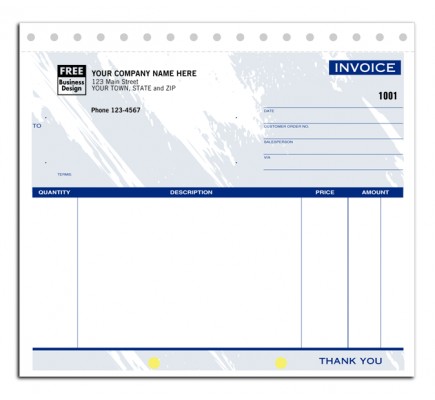 Compact Designed Invoice Forms 