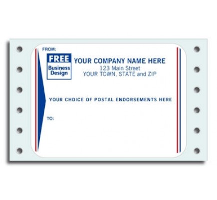 Continuous Postal Endorsement Labels 