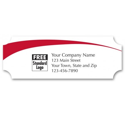 Customized White Glossy Labels 