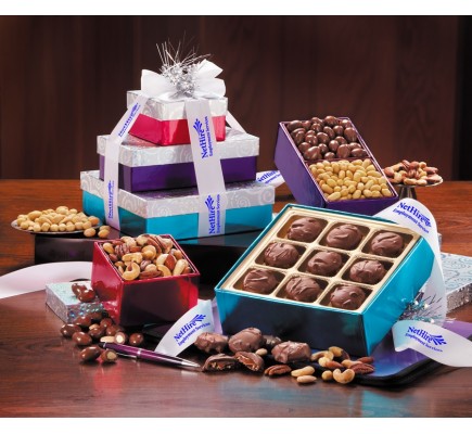 Dazzling Chocolate Gift Towers 