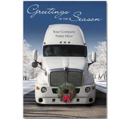 Deck the Haul Truck Driver Holiday Cards 