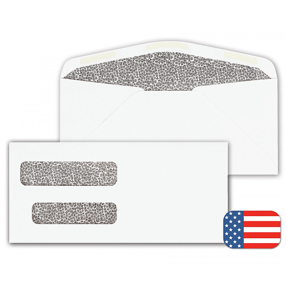 Double Lens Paper Envelope DLE-100 - Plain White, 100MM